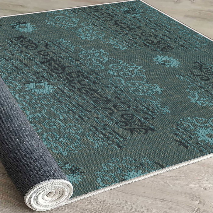 Conceptum Els1901 Alfombra de Terciopelo Multicolor 160 x 230 cm